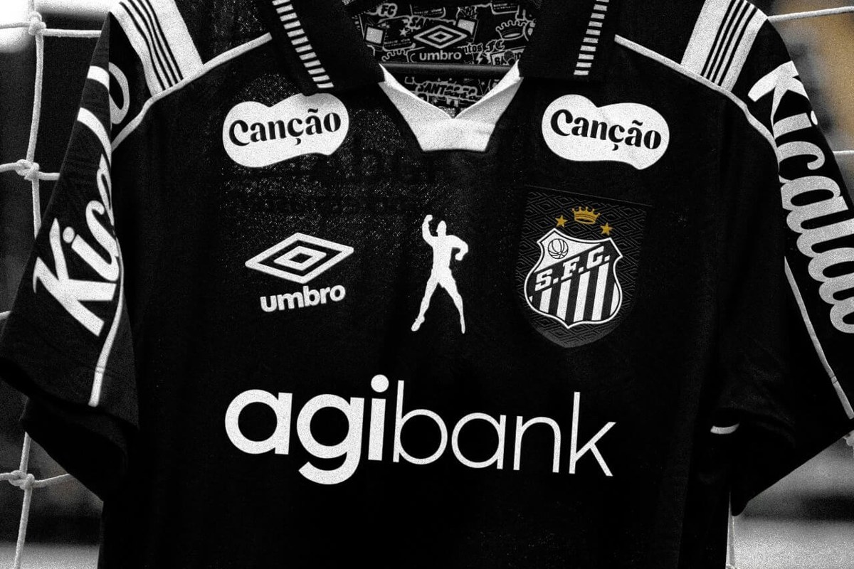 Agibank assume o patrocínio máster do Santos por 8 jogos no lugar da Novibet, barrada pela MP das bets
