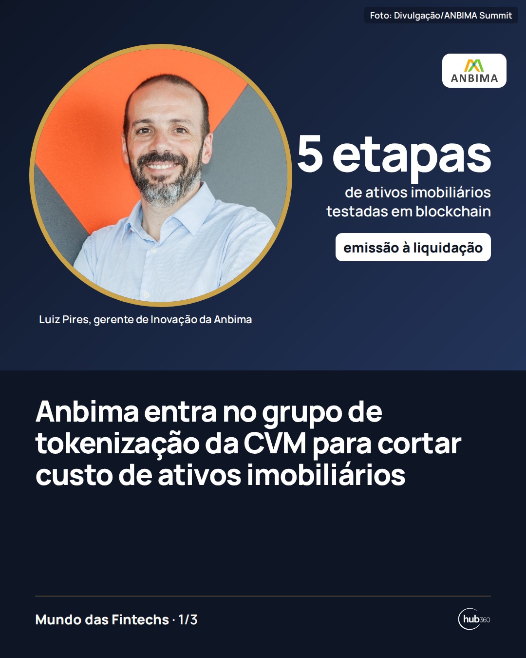 Anbima entra no grupo de tokenização da CVM, que testa 5 etapas da vida de ativos imobiliários em blockchain