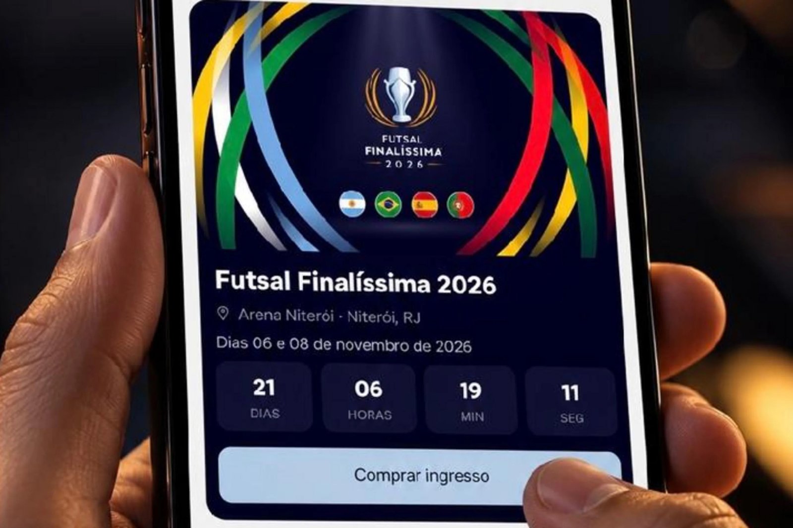 Fintech de Passo Fundo com 8 funcionários vai operar a bilheteria da Finalíssima de Futsal da…