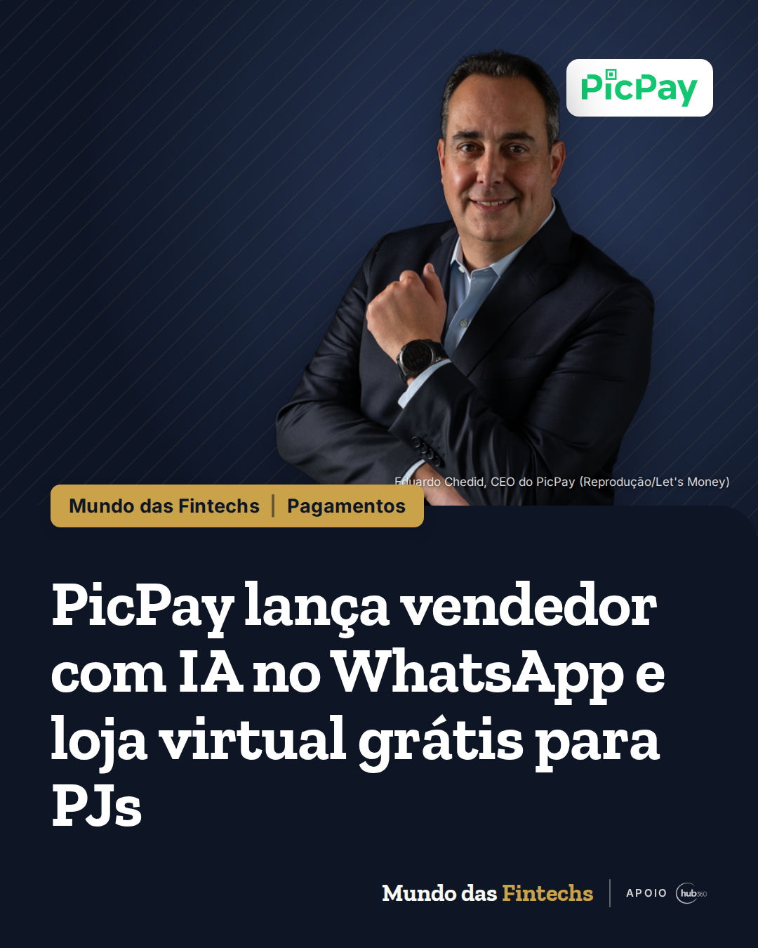 PicPay lança vendedor com IA no WhatsApp e loja virtual grátis para clientes PJ