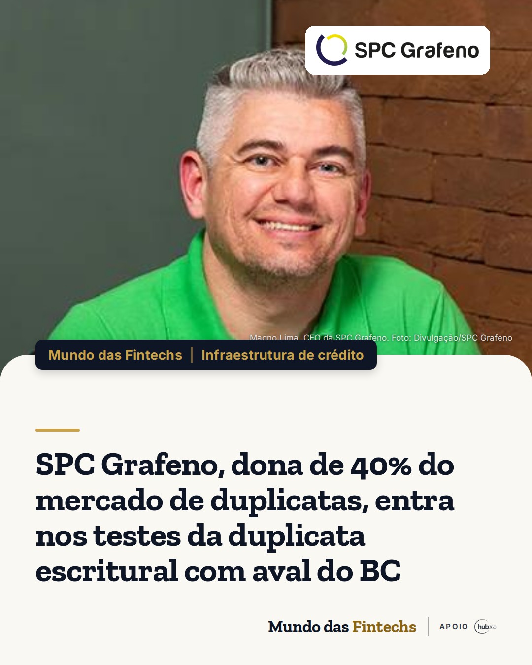 SPC Grafeno, dona de 40% do mercado de duplicatas, entra na fase de testes da duplicata…