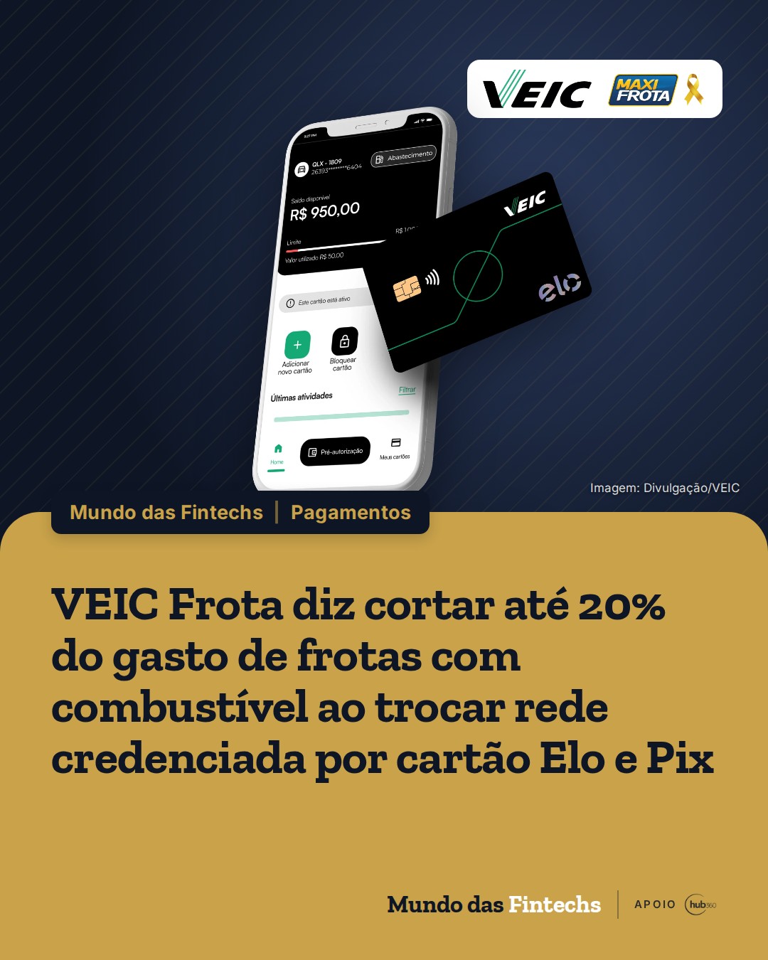 VEIC Frota diz cortar até 20% do gasto com combustível de frotas ao trocar a rede credenciada…