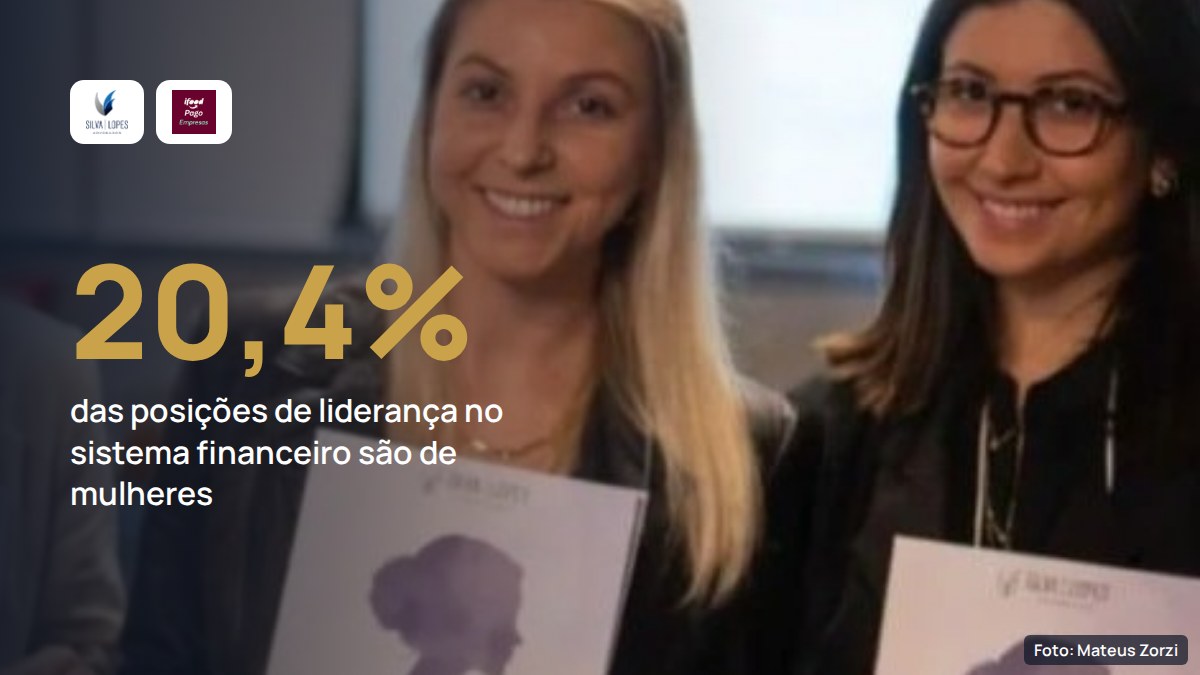 Mulheres ocupam só 20,4% da liderança em 1.744 instituições reguladas, aponta Women in Fintech